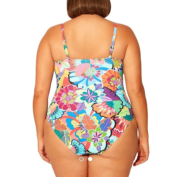 NWOT Bleu Rod Beattie Make It Pop One Piece - Picture 4 of 15